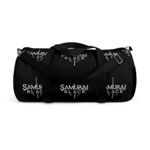 🎒 SAMURAI BLACK Logo #4 Duffel Bag (Legacy Edition)