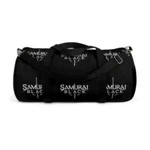 🎒 SAMURAI BLACK Logo #4 Duffel Bag (Legacy Edition)