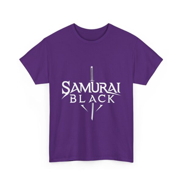 👕 SAMURAI BLACK Logo #4 Heavy Honor Cotton Tee (Legacy Edition) - Image 19
