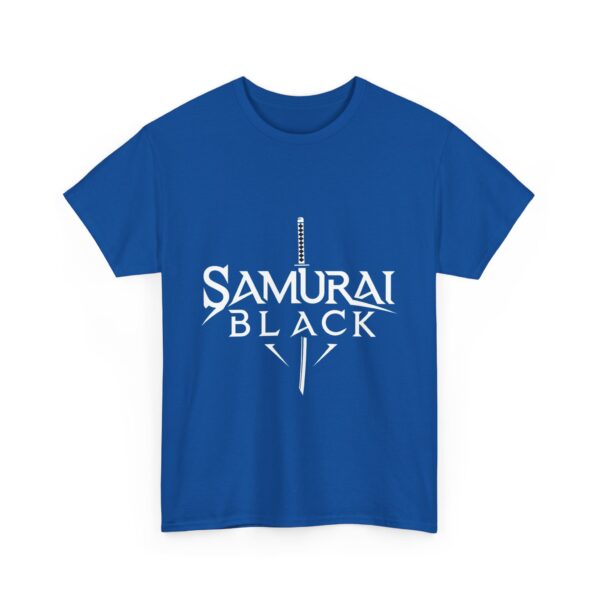 👕 SAMURAI BLACK Logo #4 Heavy Honor Cotton Tee (Legacy Edition) - Image 15