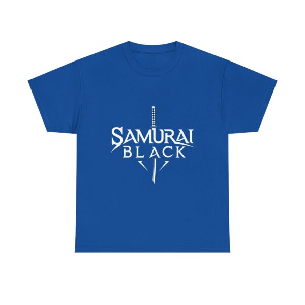 👕 SAMURAI BLACK Logo #4 Heavy Honor Cotton Tee (Legacy Edition) - Image 13