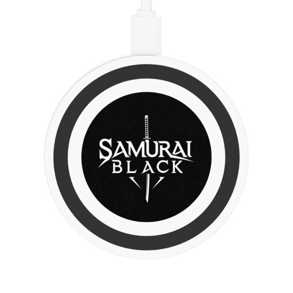 ⚡ Wireless Charging Pad – SAMURAI BLACK Logo #4 (Legacy Edition) - Image 5