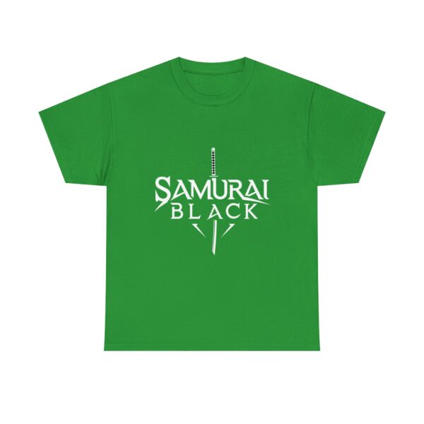 👕 SAMURAI BLACK Logo #4 Heavy Honor Cotton Tee (Legacy Edition) - Image 9