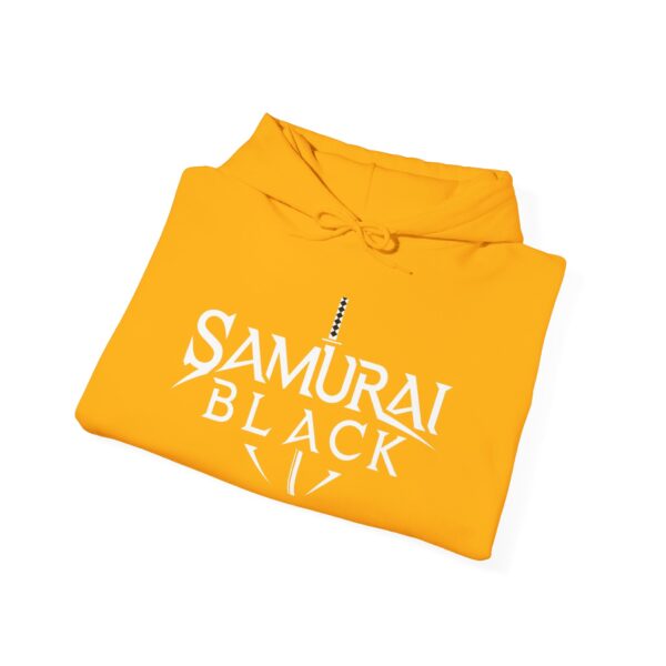 🧥 SAMURAI BLACK Heavy Armor Logo #4 Hoodie (Legacy Edition) - Image 8