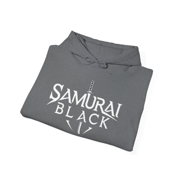 🧥 SAMURAI BLACK Heavy Armor Logo #4 Hoodie (Legacy Edition) - Image 16