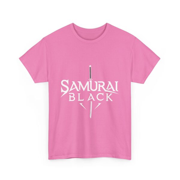 👕 SAMURAI BLACK Logo #4 Heavy Honor Cotton Tee (Legacy Edition) - Image 23