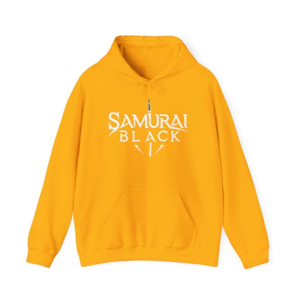 🧥 SAMURAI BLACK Heavy Armor Logo #4 Hoodie (Legacy Edition) - Image 5