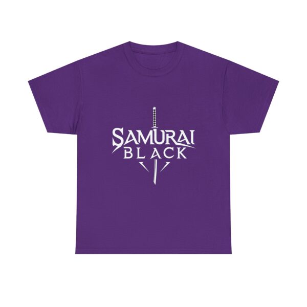 👕 SAMURAI BLACK Logo #4 Heavy Honor Cotton Tee (Legacy Edition) - Image 17