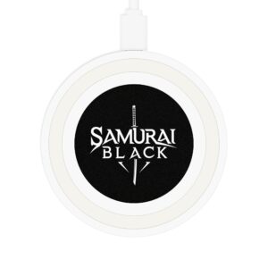 ⚡ Wireless Charging Pad – SAMURAI BLACK Logo #4 (Legacy Edition)