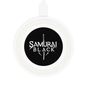 ⚡ Wireless Charging Pad – SAMURAI BLACK Logo #4 (Legacy Edition)