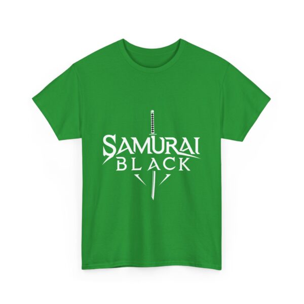 👕 SAMURAI BLACK Logo #4 Heavy Honor Cotton Tee (Legacy Edition) - Image 11
