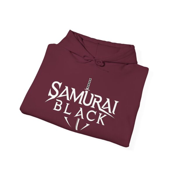 🧥 SAMURAI BLACK Heavy Armor Logo #4 Hoodie (Legacy Edition) - Image 12