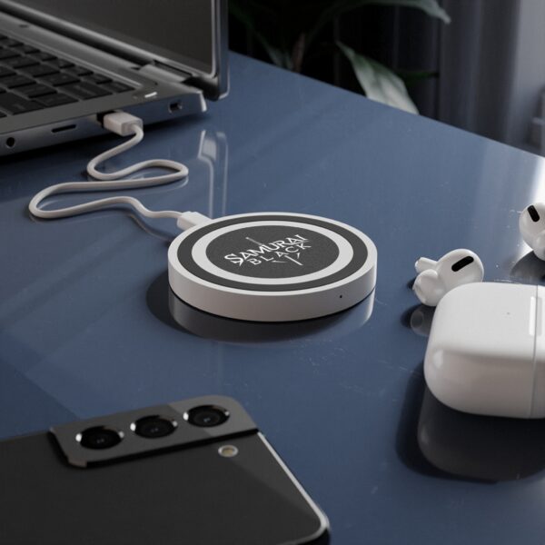 ⚡ Wireless Charging Pad – SAMURAI BLACK Logo #4 (Legacy Edition) - Image 8
